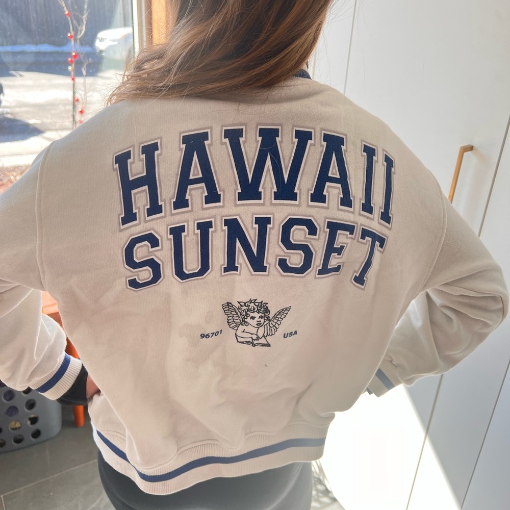 Youth Varsity style jacket from Zara